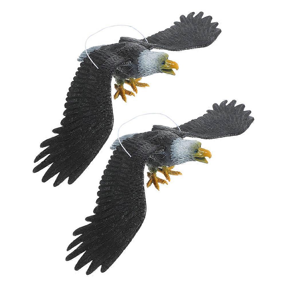 Eagle Figurines Plastic Eagle Statue for Desktop Decoration 6Pcs