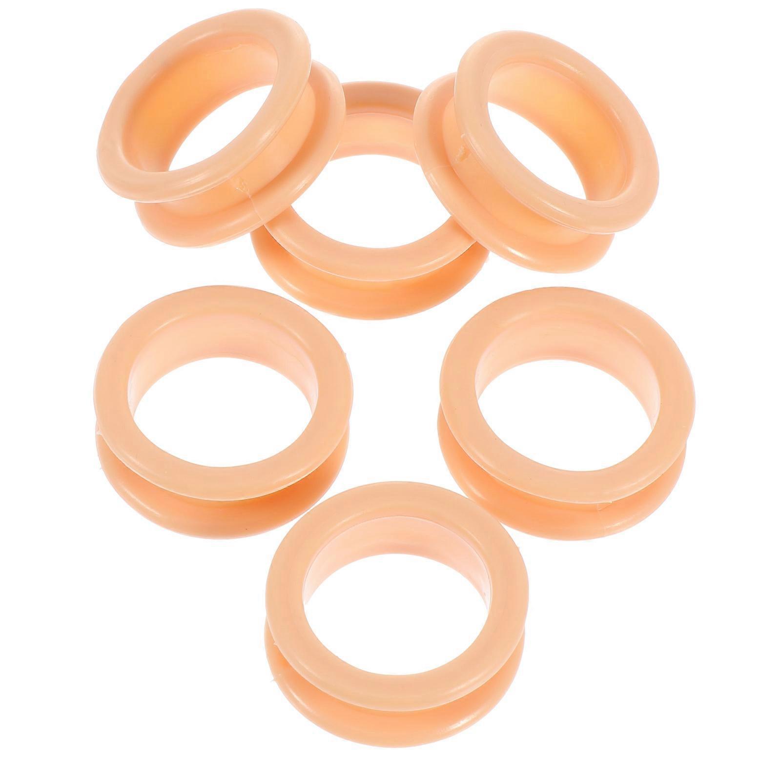 Scissors Finger Protectors for Home Use 12Pcs Silicone Finger Rings Practical