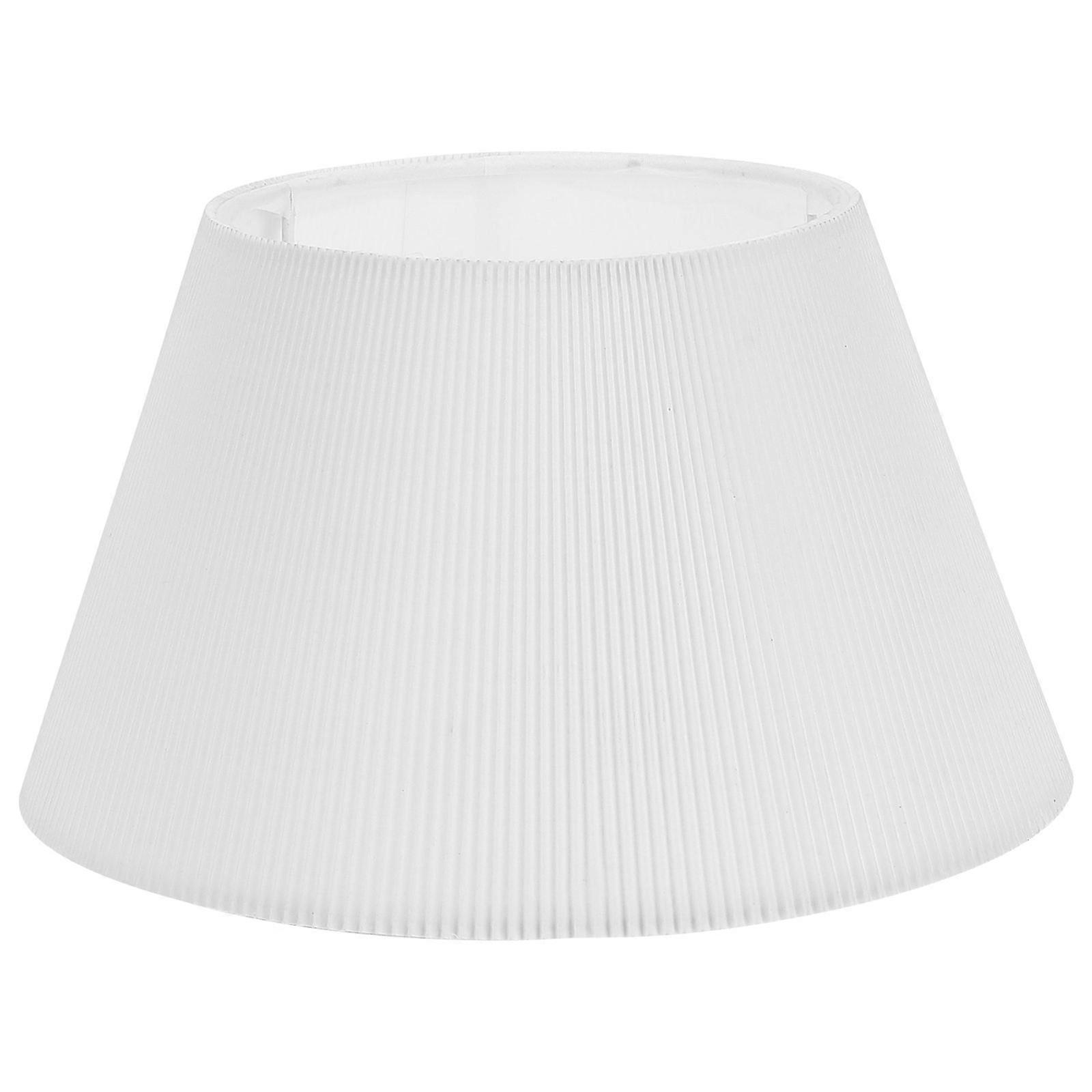 White Fabric Lamp Shade for Decorative Light 2Pcs Pleated Cover