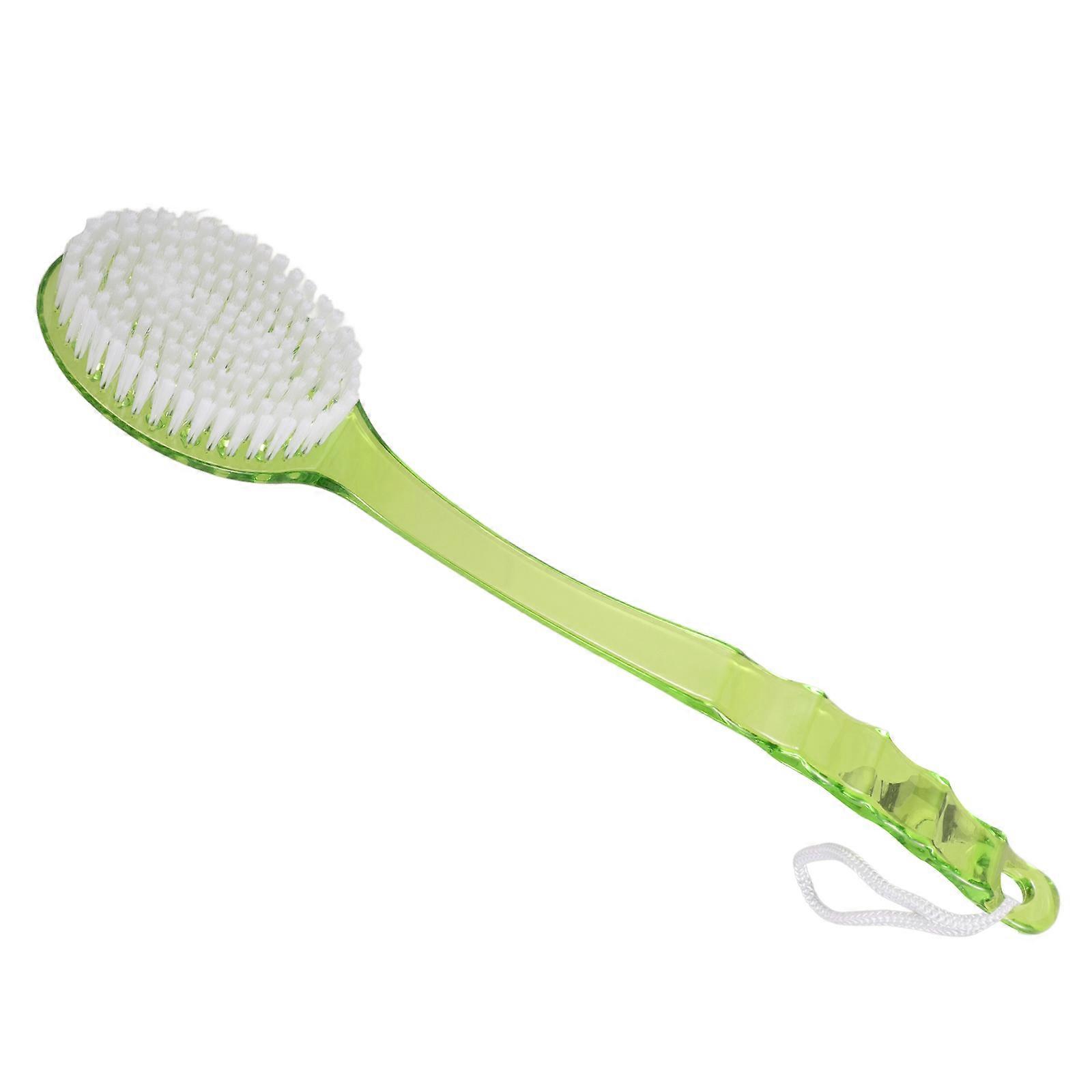 Body Brush Long Handle Bath Brush for Back Cleaning 2Pcs Green