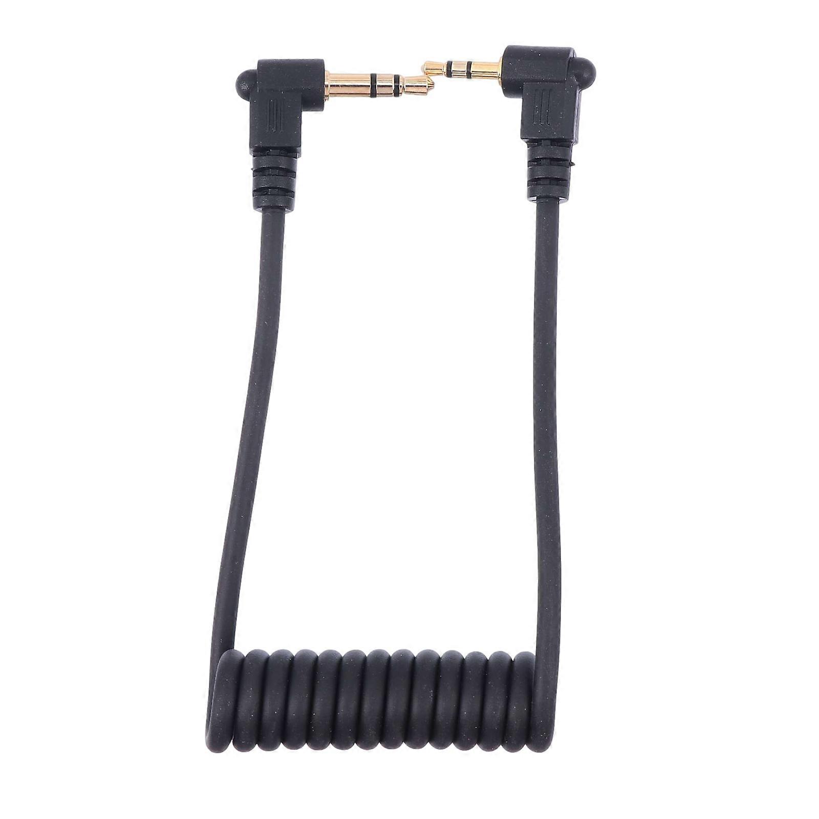 2.5mm to 3.5mm Adapter Microphone Cable for Recording 3Pcs Black