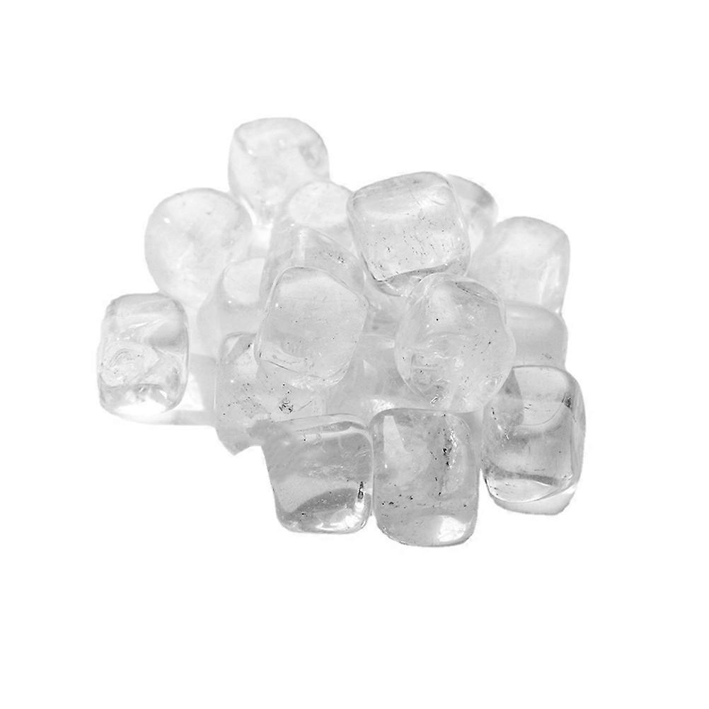 Square Crystal Stone Decorative Pieces for Home Desktop 2Sets
