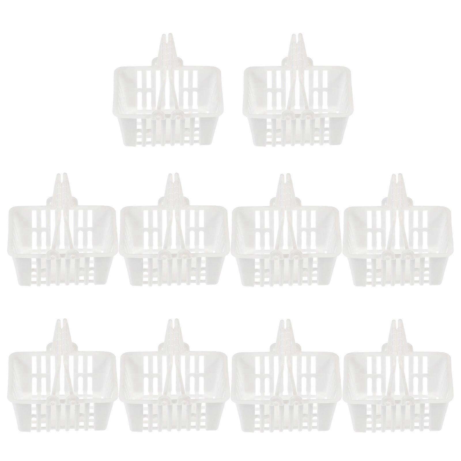Mini Candy Baskets Plastic Basket Toys for Decoration 10Pcs Kit