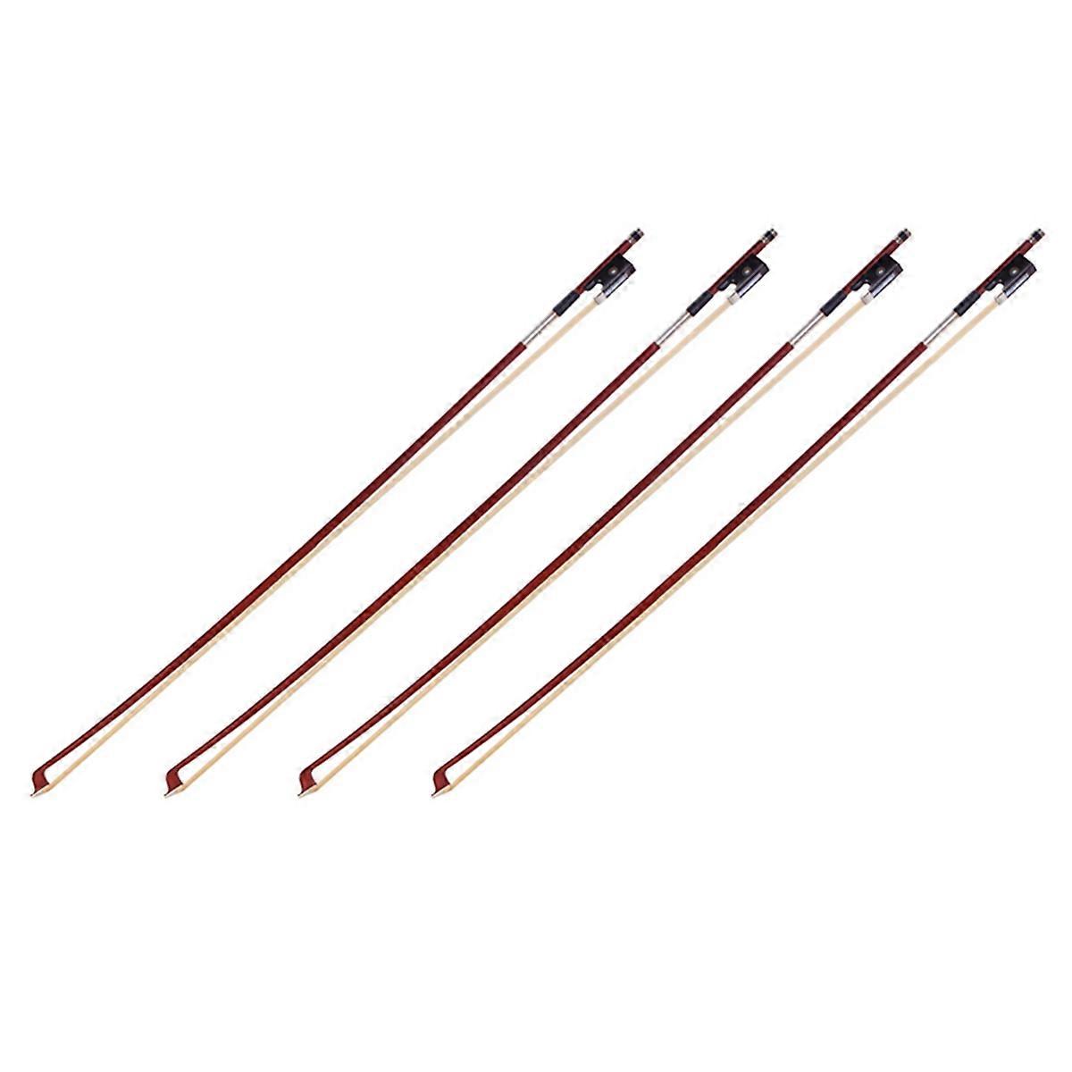 Black Octagonal Children Playing Violin Bow Musical Instruments 4/4