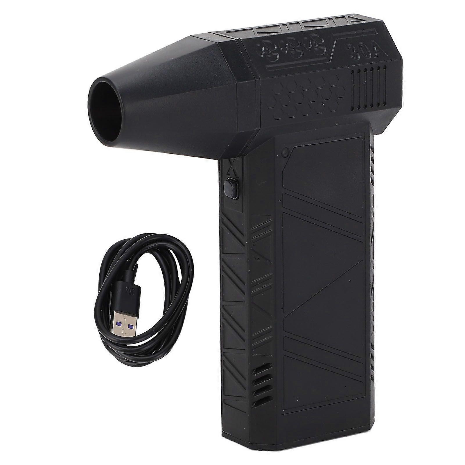 منفضة الهواء الكهربائية 200 واط 3 سرعات مروحة توربو قابلة للشحن منفاخ جاف نفاث محمول باليد لتنظيف التضخم