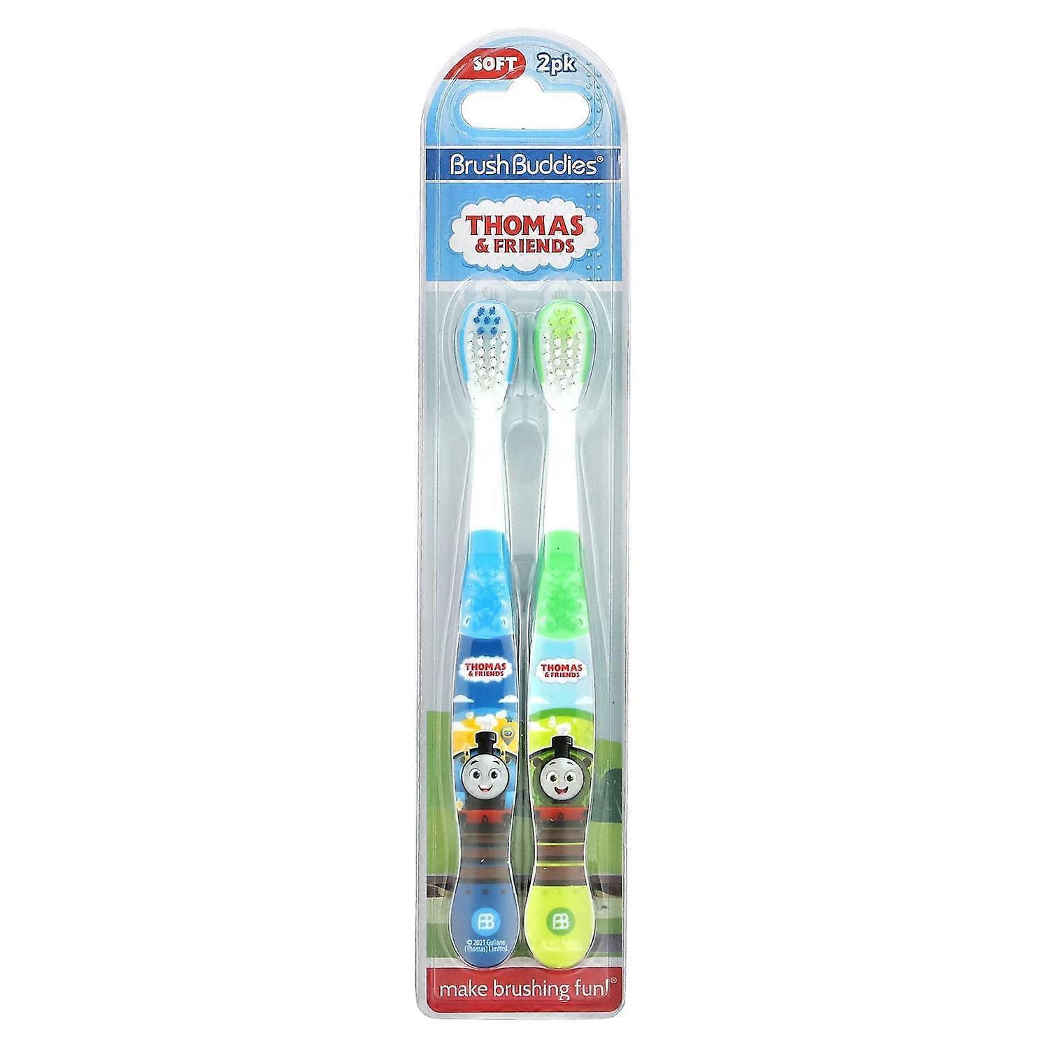 Brush Buddies, Thomas & Friends Toothbrush, 2 Pack