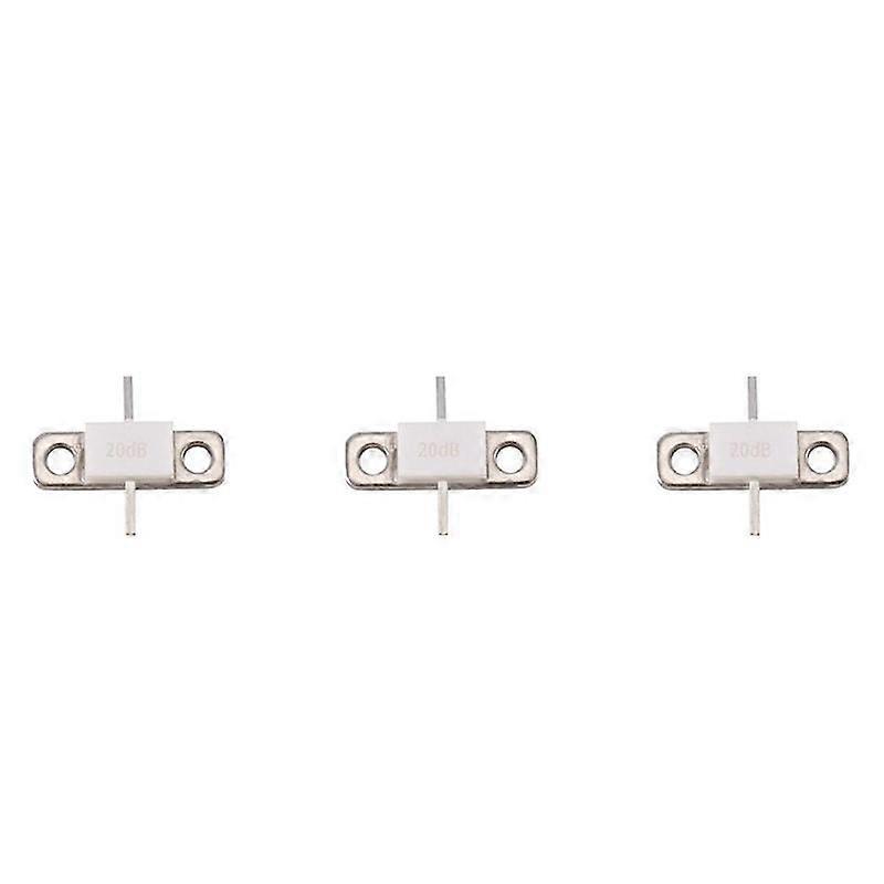 3X 20DB 100Watts ATTENUATORS FLANGED 100Watt 20Db RFP 100W 20DB 100WATTS DC-3.0 Ghz 50Ohms LOW VSWR