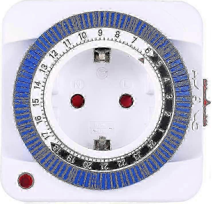 Lot of 2 Precision Mini Electrical Sockets, 24-Hour Mini Timer Socket, Internal Precision Socket, Programmable Socket with Countdown Function2025