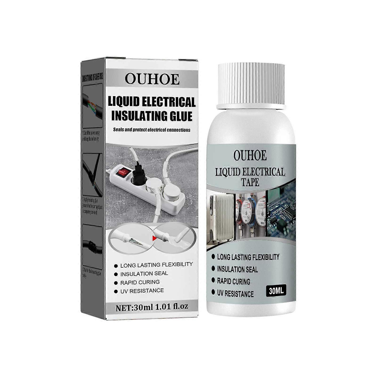 Ouhoe Liquid Electrical Insulating Adhesive (White 30Ml) High-Temperature