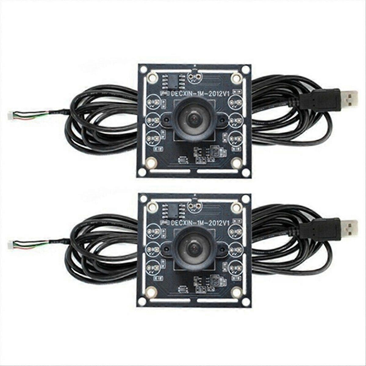 2PCS 100 Degree Camera Module 1MP OV9732 1280x720 USB Free Driver
