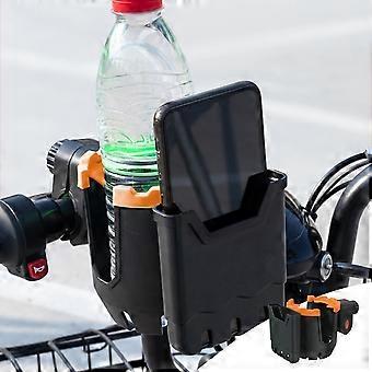WLAGOOD Uniwersalny uchwyt na telefon na kierownicę roweru, kubek z telefonem, kubek rowerowy, uniwersalny kubek 2 w 1 do telefonu na wózek, rower, wózek inwalidzki, chodzik, hulajnogę