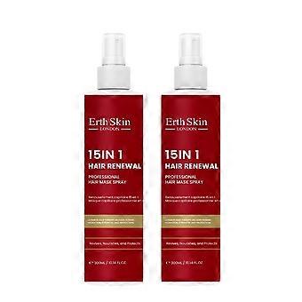 2 x 15-IN-1 MASCHERA SPRAY PROFESSIONALE PER CAPELLI RINNOVABILI 300ML
