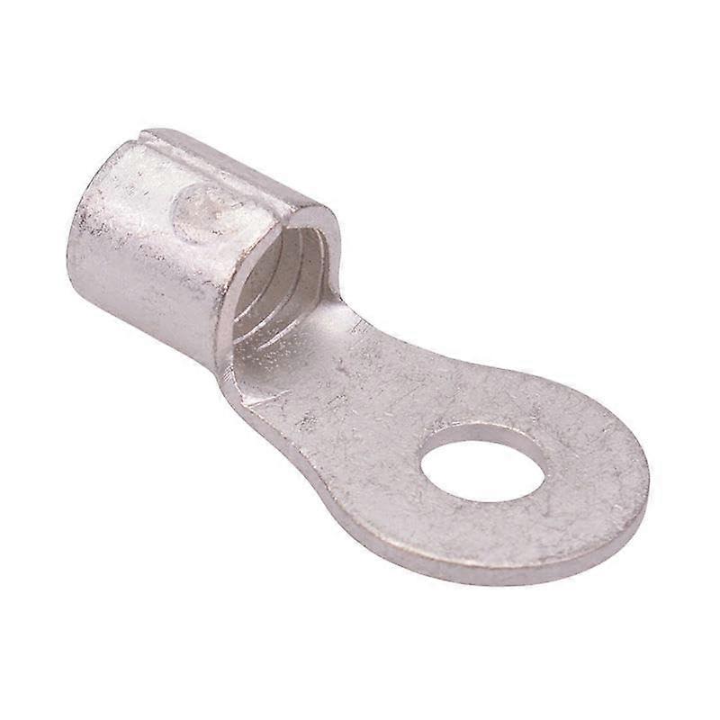 Open End Ring Terminal 8.4mm NonInsulated For 2 AWG Wire, 10Pack