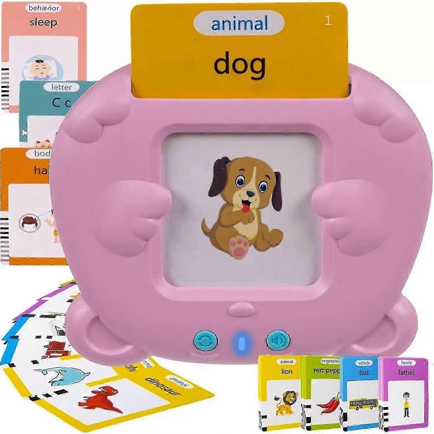 Card Reader Bear - Teaches English - Pink