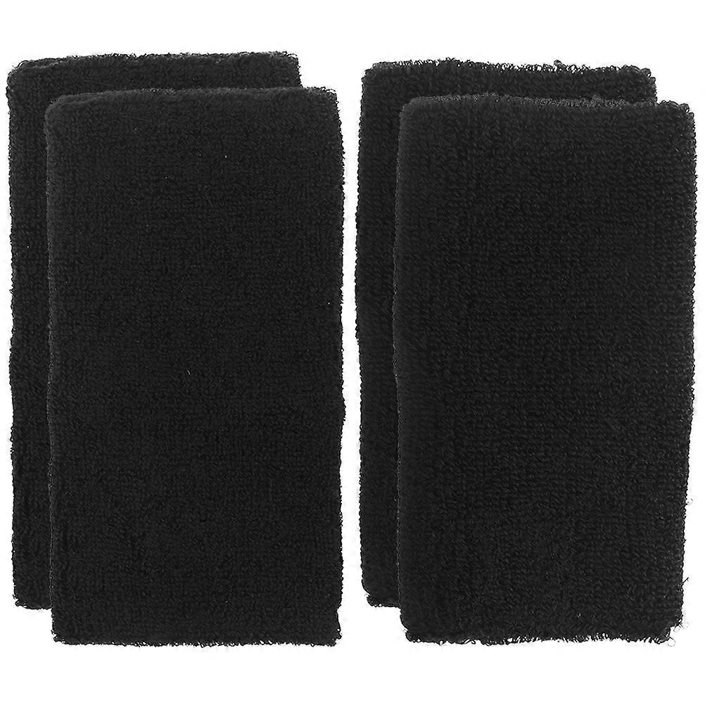 2 pares de muñequeras deportivas Muñequeras que absorben el sudor Muñequeras elásticas Muñequeras de entrenamiento