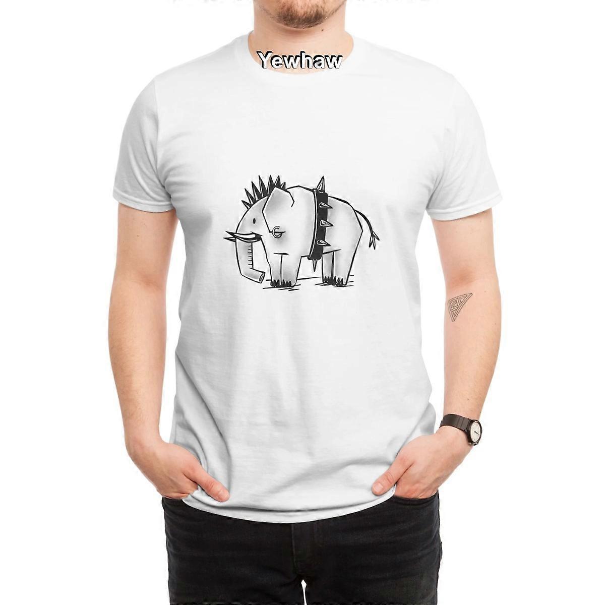 ElePunk T-Shirt elephant Mohawk spikes nose ring