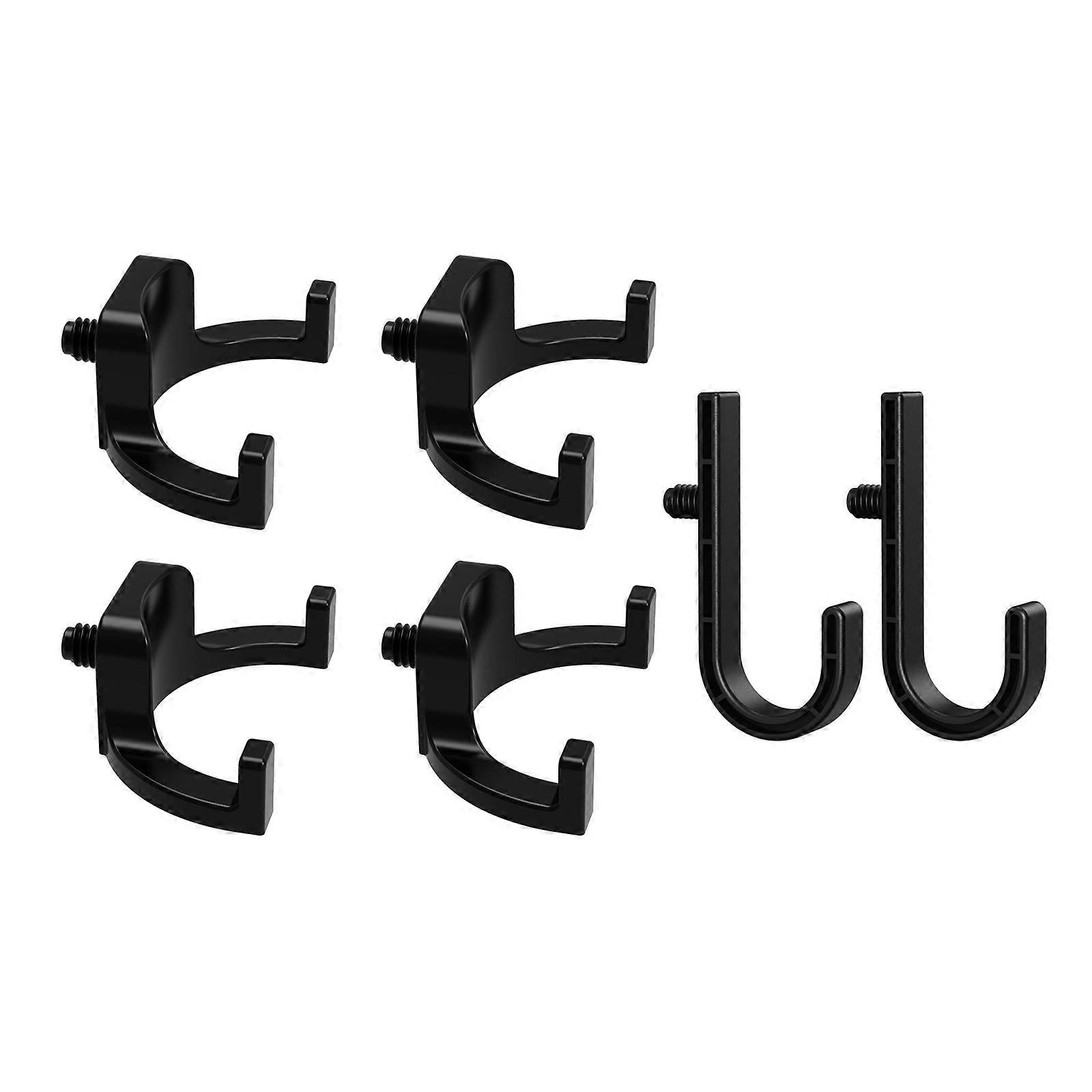 Pack Of 6 Polystyrene Fasteners Curved And Straight For Managing Tools Staircases And Large Objects Easy Installation Denial Tools Required Multicolor