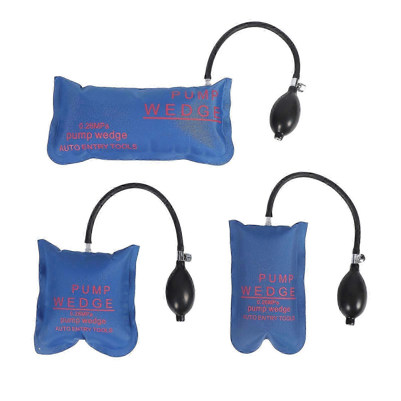 3 Pcs Inflatable Air Shims Pump Kit - Leveling Alignment Tool for Window Door Cabinet Installation [FG05]