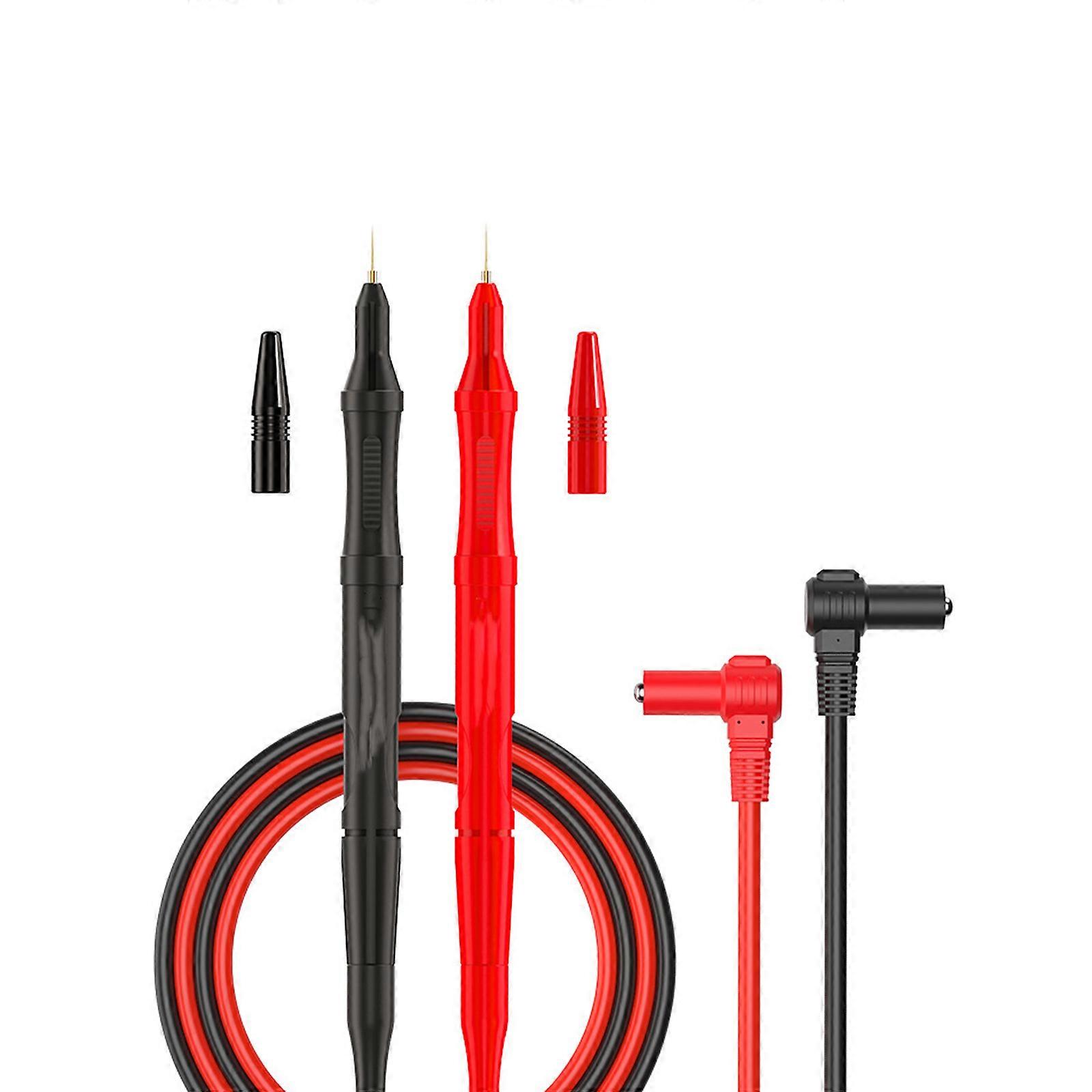 20A High Current Spring Loading Multimeter Test Leads with Test Line Strong Silicone Test Probes for Electrical Testing Multicolor