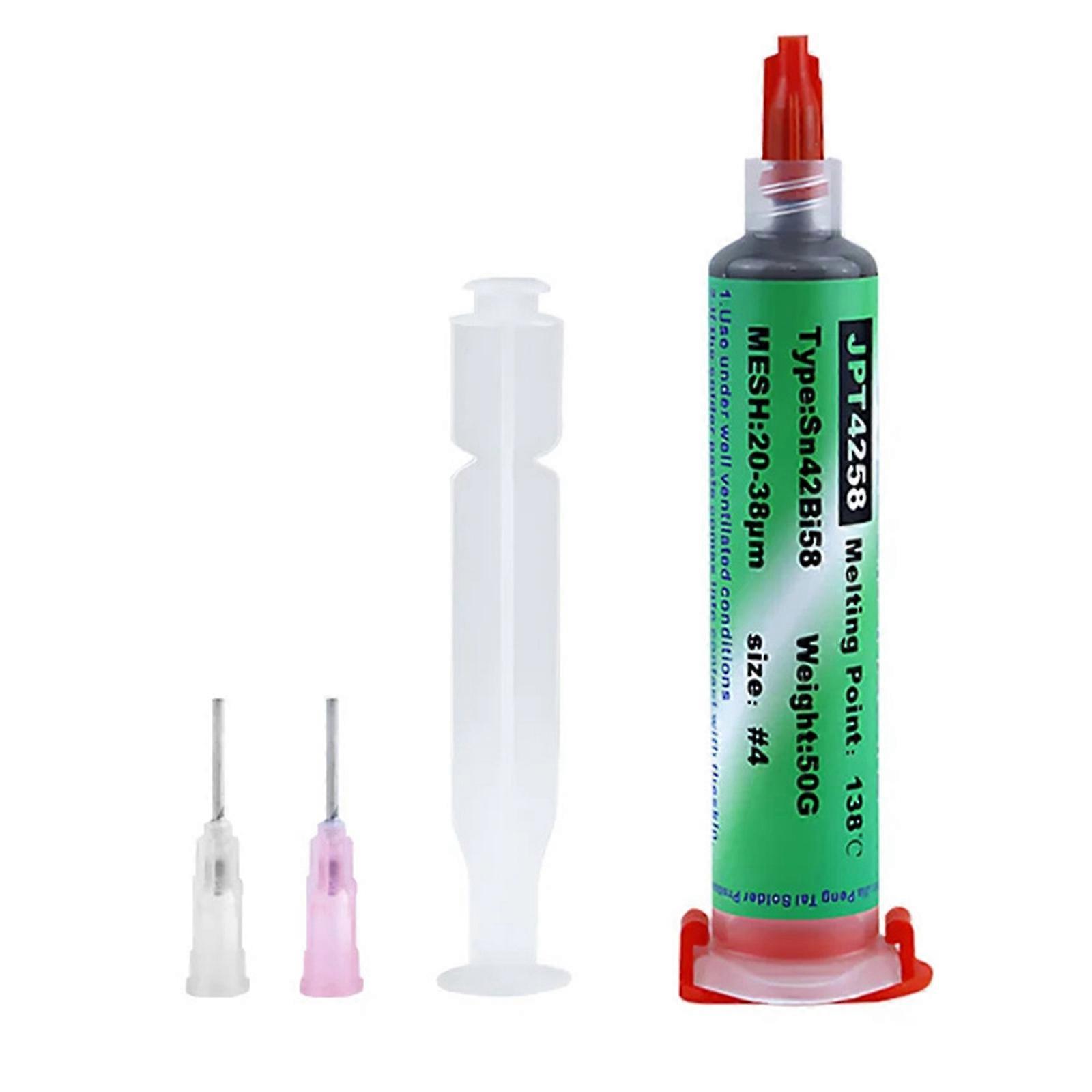 Solder Tin Pastes 138℃ Low Melting Point for PCB Board Welding Chip Repair Enhances Electrical Connection Metal Joining Multicolor