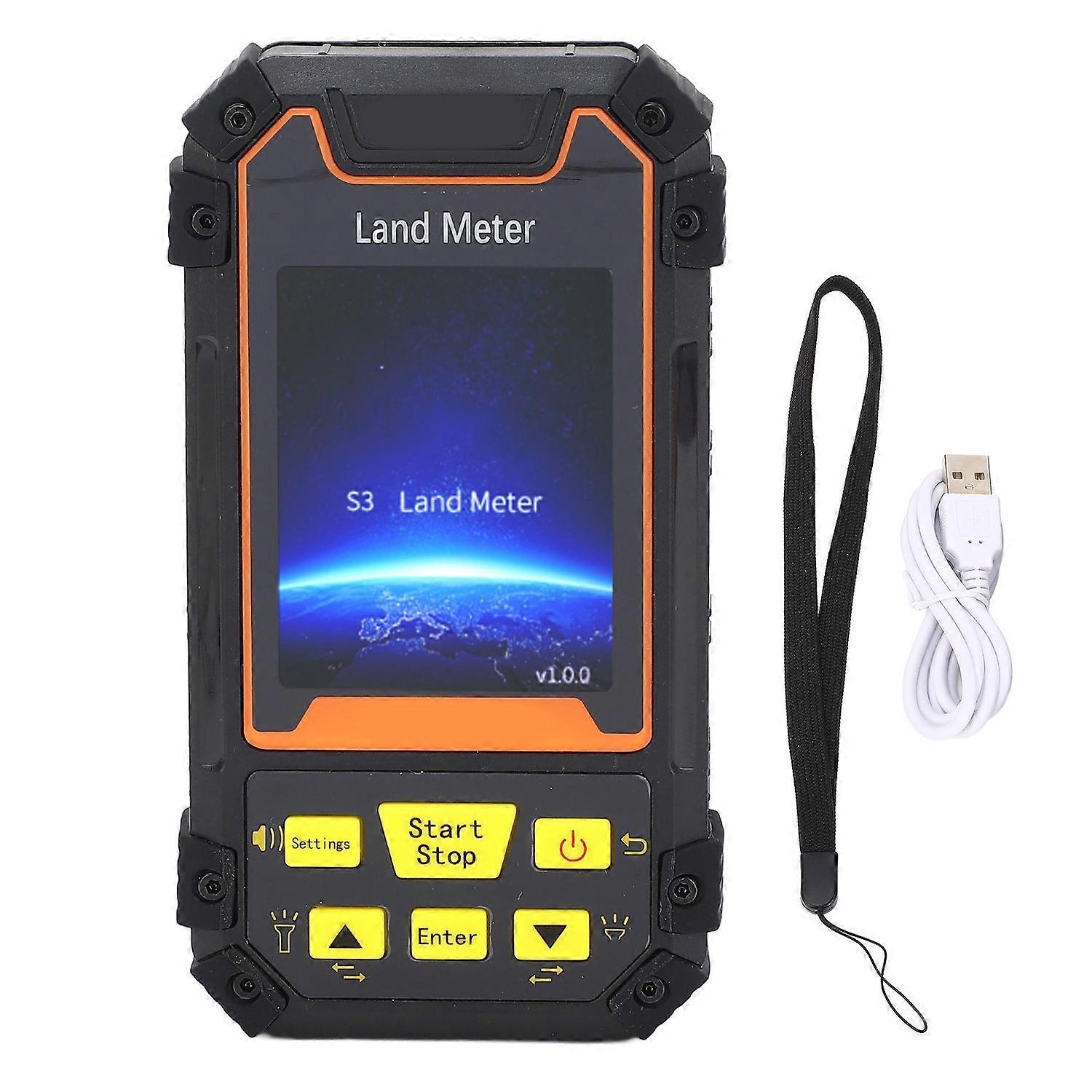 Land Meter Mini Portable Handheld Surveyor Area Measurement Tool GNSS 2.4in Color Screen Measuring I