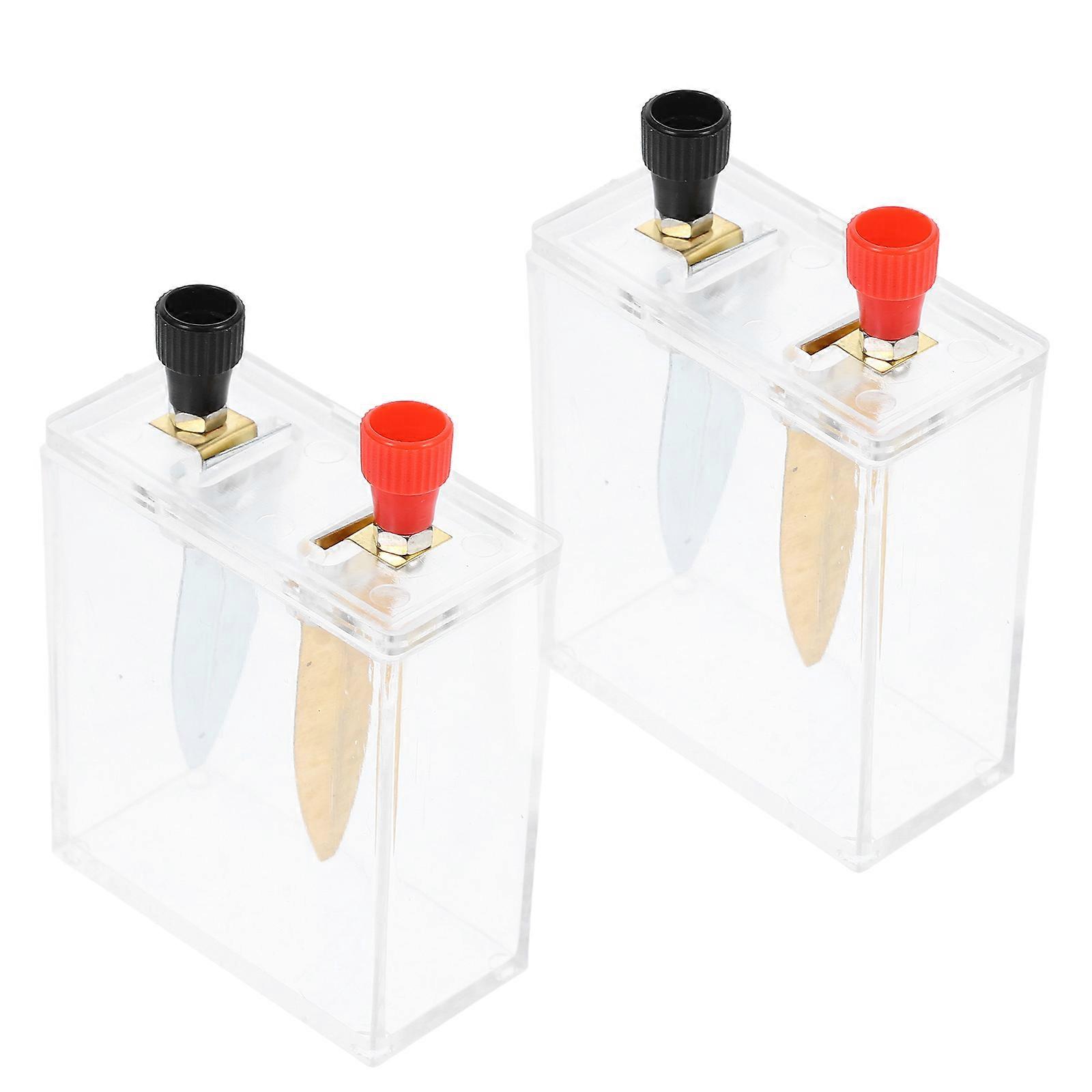 Saltwater Battery Experiment Kit Saltwater Battery Case for Experiment 2Sets