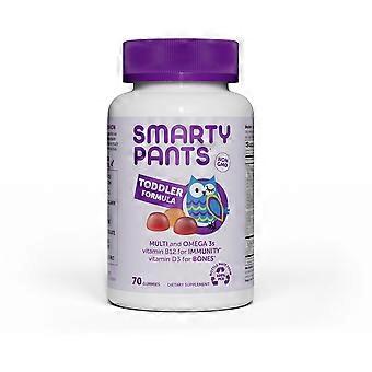 Smartypants Toddler Formula Multivitamin Gummies, Grape, Blueberry, & Orange, 70 Ea