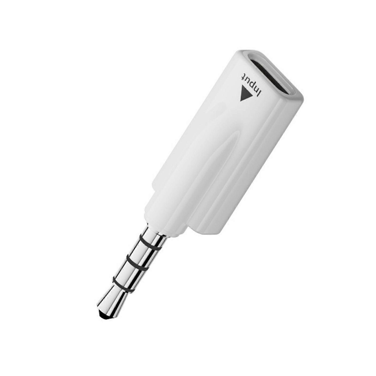 Portable USB C to 3.5mm Auxs Adapter Type C Female to 3.5mm Adapter NoiseFree Audios Output for Mobile Devices Computers  White