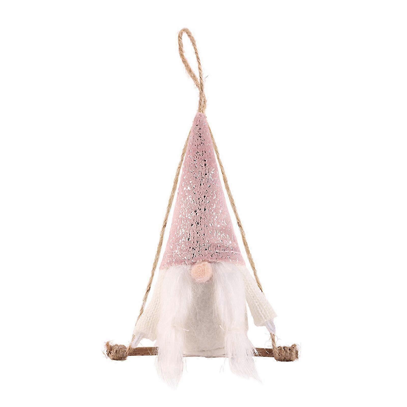 Plush Gnome Ornament for Backdrop - Christmas Elf Doll with Beard