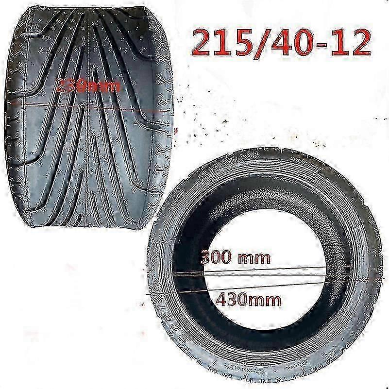 Pneus de motocicleta para scooter elétrico, rodas de vácuo de 12 polegadas 215 / 40-12
