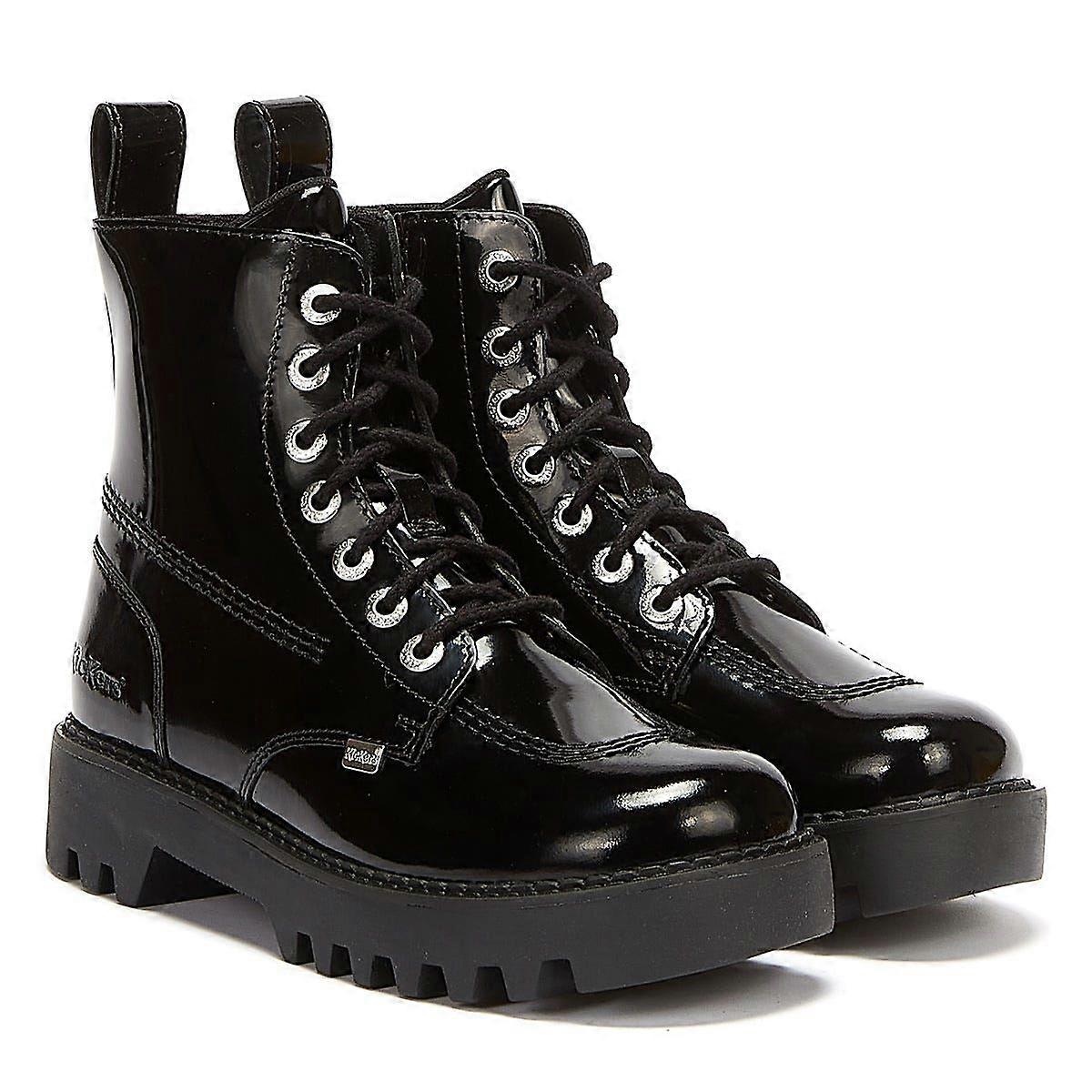 Kickers Kizziie Higher Womens Black Boots