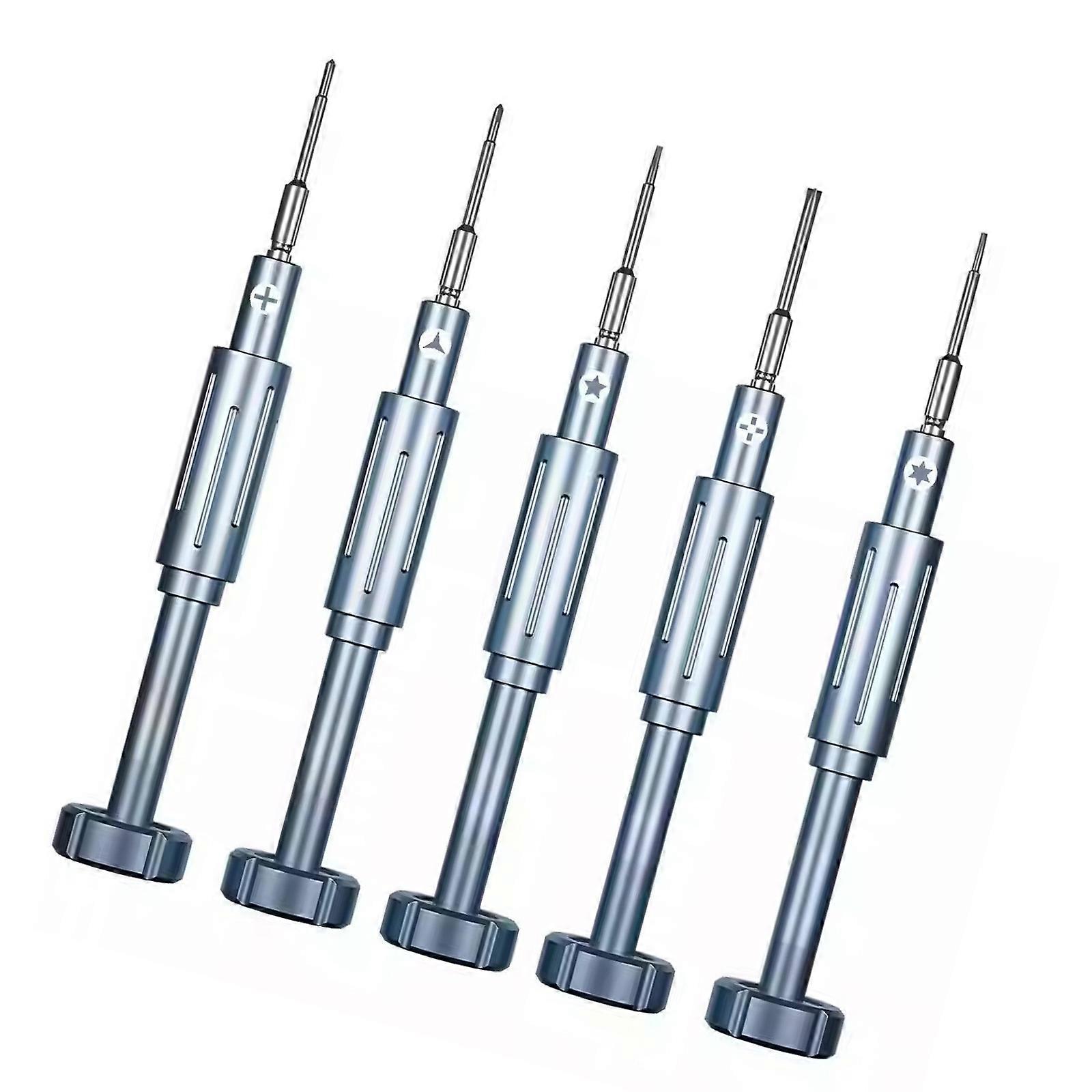 5 In 1 Screwdriver Set for Electronics Maintenance with Magnetic Tip and Comfortable Grip Mobile Phone Mini Repair Tools Multicolor