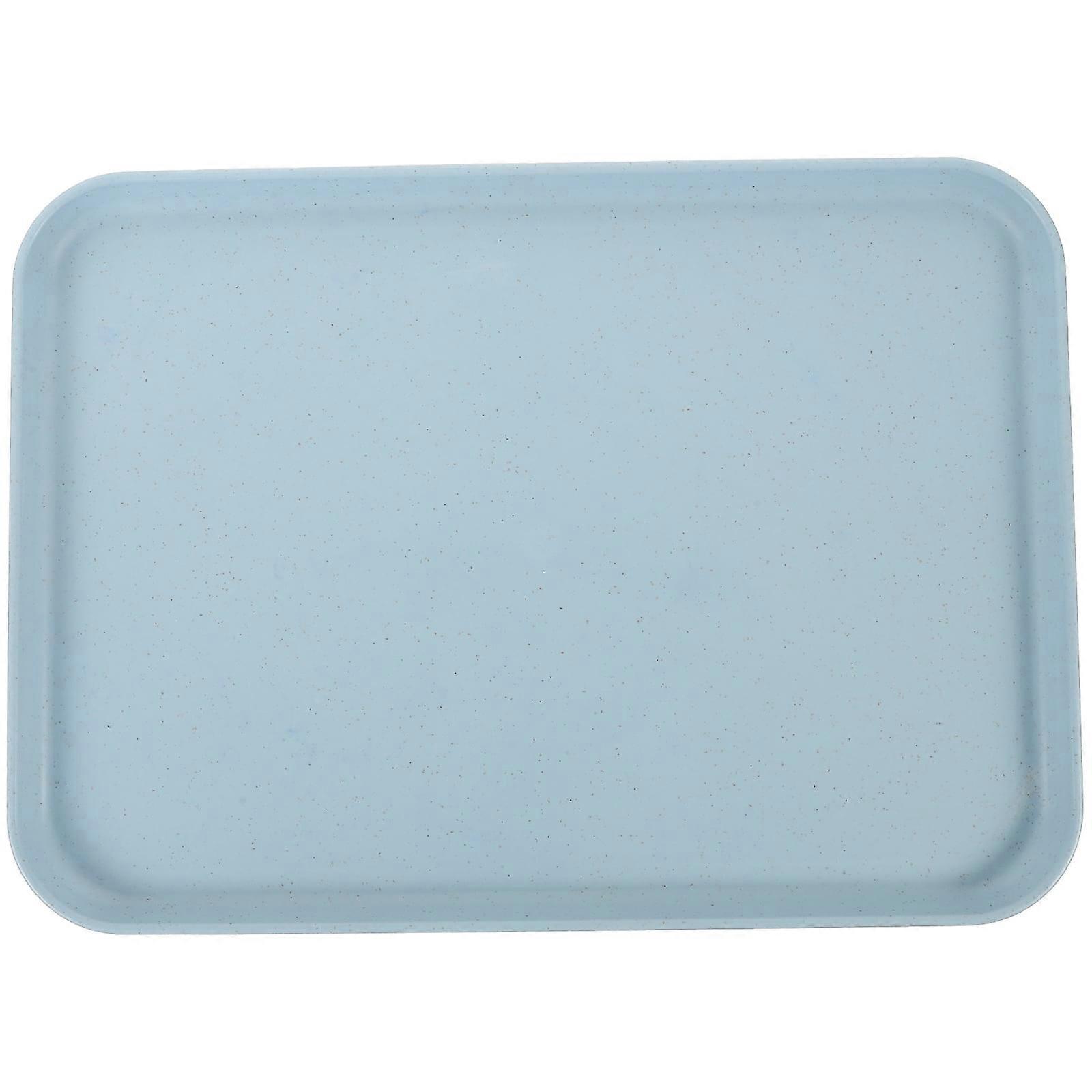 Rectangular Serving Tray Simple Plate Decorative Tableware Tray Breakfast Storage Plate