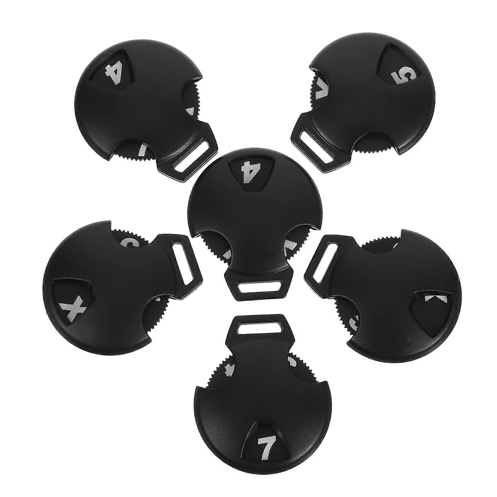 Interchangeable Golf Number 6Pcs Perfect For Golfing Using Heart-Shaped Design And Portable Scoring Function