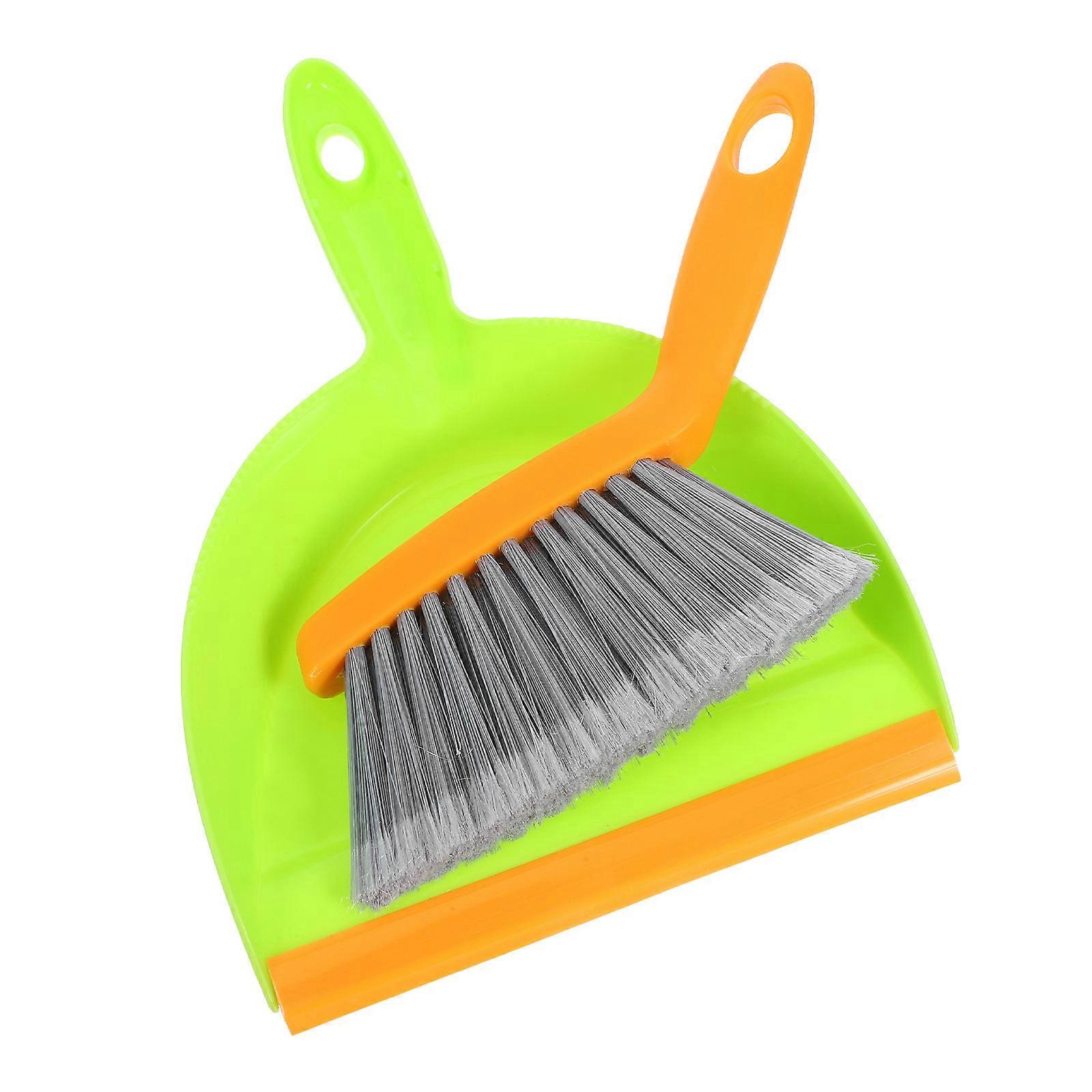 Plastic Small Broom and Dustpan for Table Cleaning 1Set
