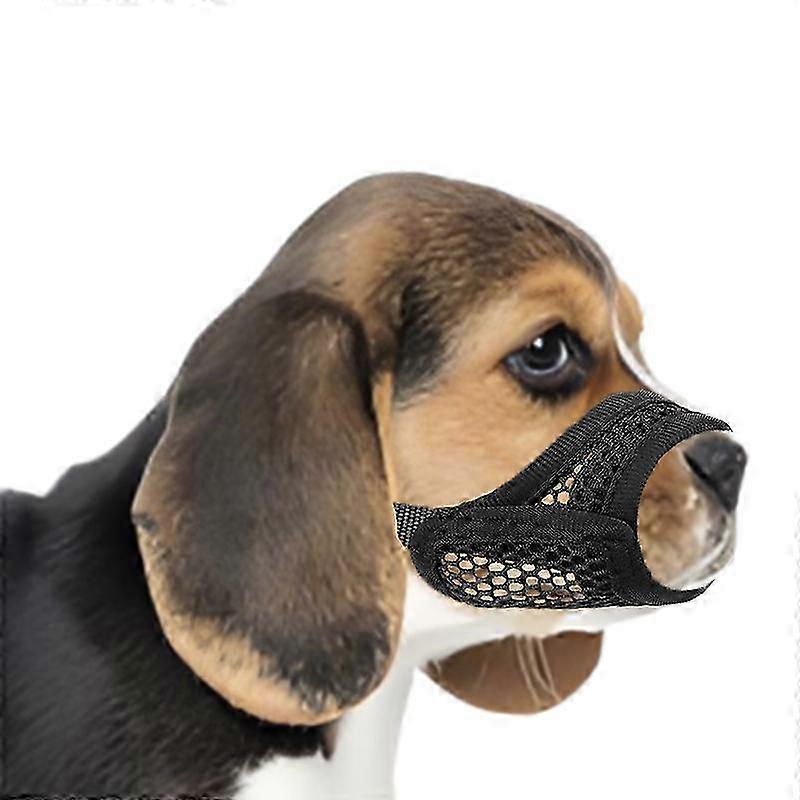 Anti-biting mesh muzzle for small and medium short-snout dogs