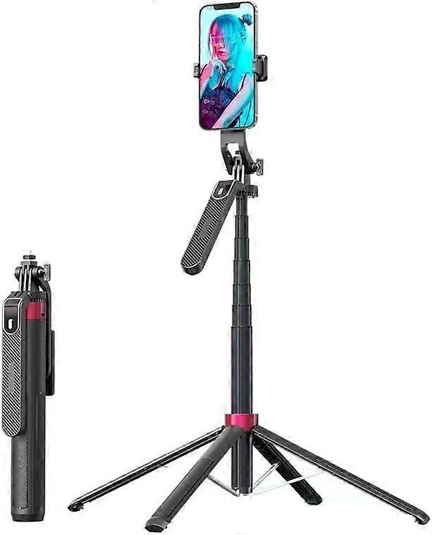 71" Cell Phone Tripod & Selfie Stick, for iPhone Tripo d Stand, Travel Tripod with Remote