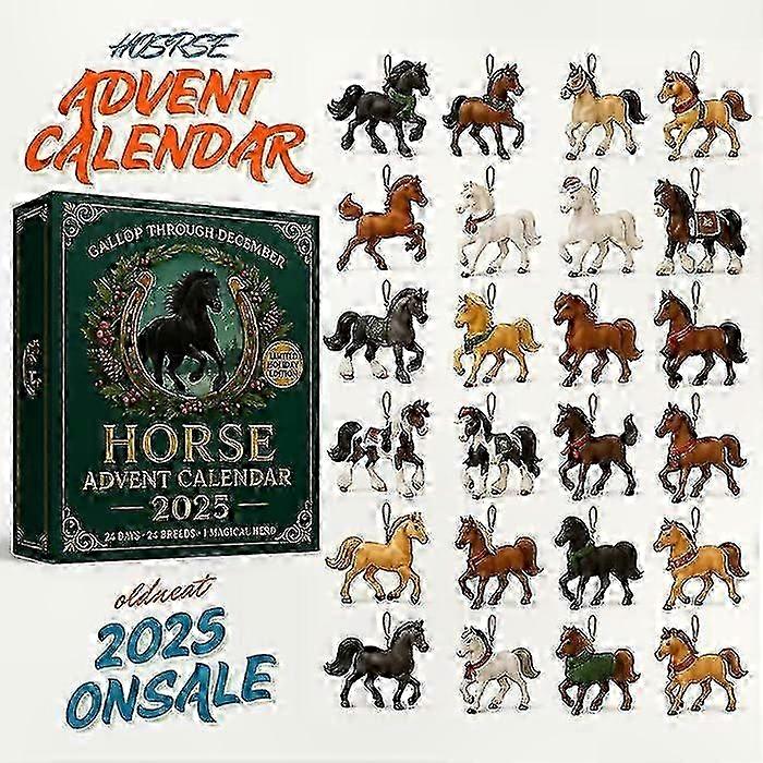 2025 New Acrylic Christmas Countdown Advent Calendar Blind Box-cdcp2