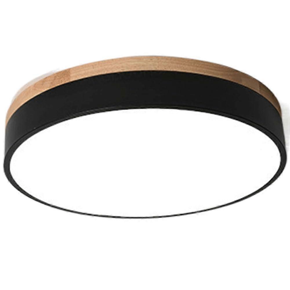 LED Ceiling Light Flush Mount Nordic Style Dimmable with Remote, Adjustable Color Temp, Dark 30cm