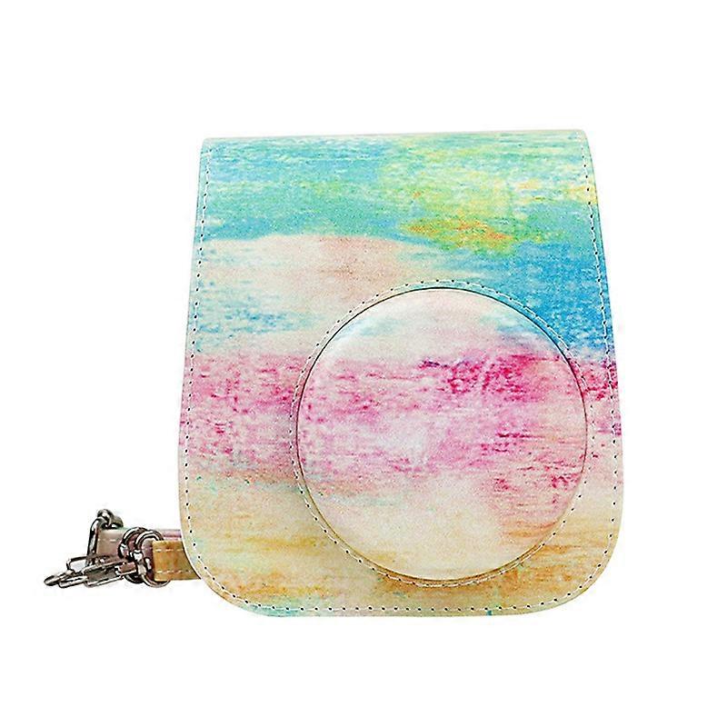 For Instax Mini11 / 9 / 8 PU Cortex Retro Camera Bag Protective Cover