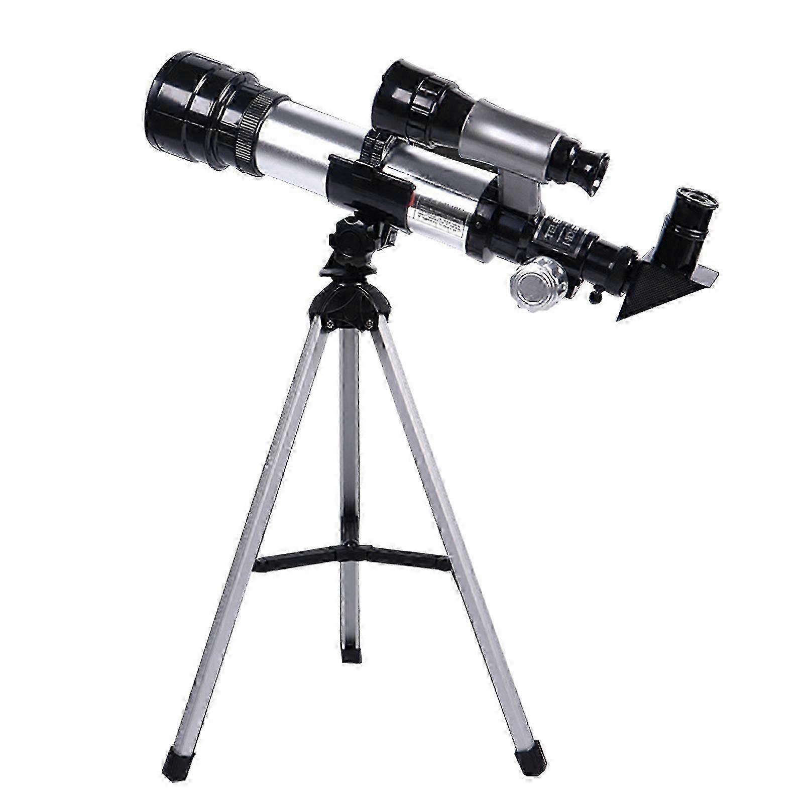 Telescopes for Adults Beginners 74mm Aperture Astronomical Refractor Telescope 350-400mm with Adjustable Tripod Phone Adapter Compass Alloy Carry Case