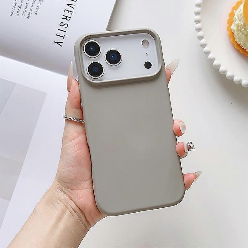 Custodia per iPhone 17 Pro Premium Liquid Pebble Grey