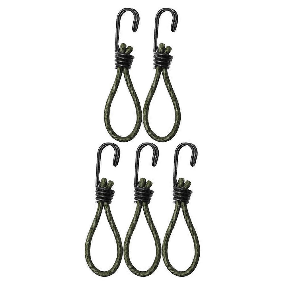 Elastic Hooks for Tent Rope Fixing with 25Pcs Rope Buckle Set