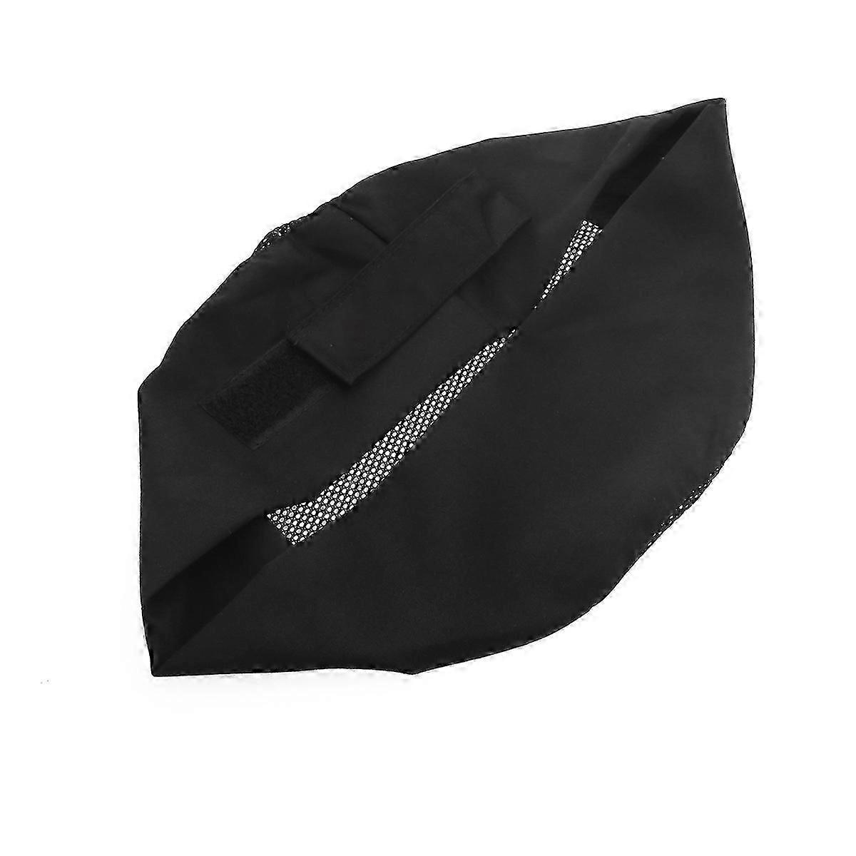 Adjustable Chef Cap Chefs Hat Breathable Mesh Catering One Size Black 1Pcs