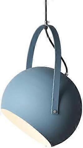 E27 Light Source SingleHead Chandelier Pendant Lamp, Simple Metal Style, 25cm Ceiling Light, Colorful Lampshade