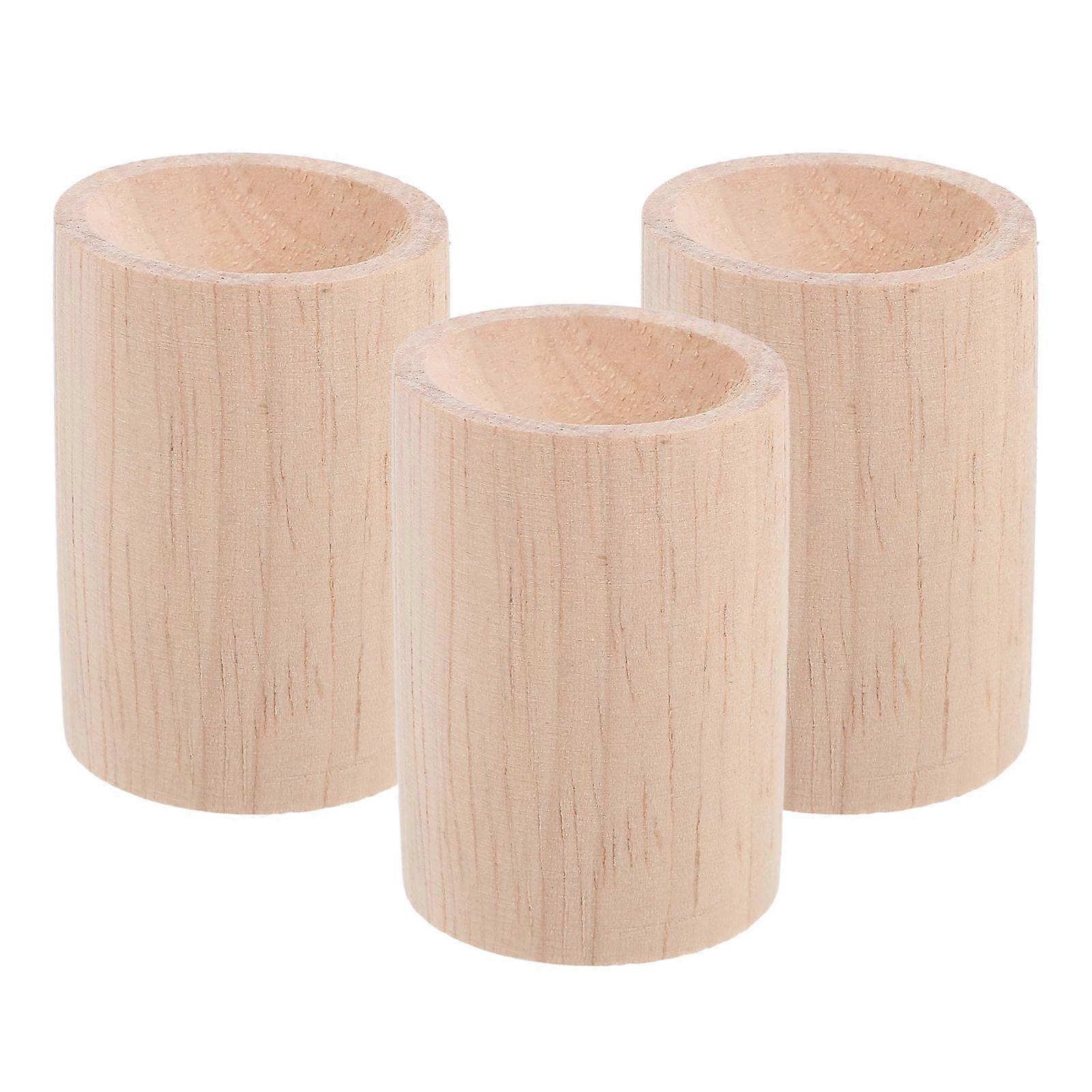 3pcs Essential Oil Diffuser Wooden Aroma Diffuser for Home and Car Household Wooden Diffuser Set