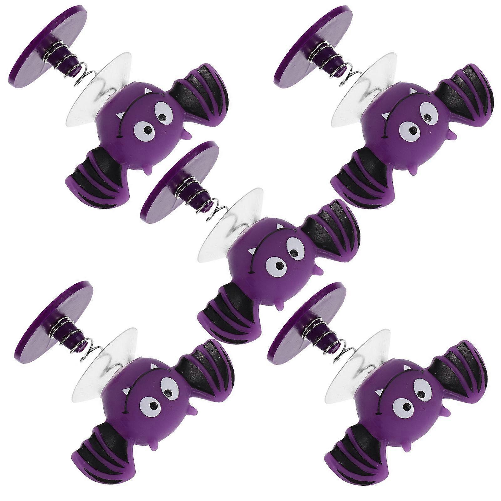 Durable Halloween Jumping Spring Toy with Stable Design for Playing in Purple Color 5 Pieces