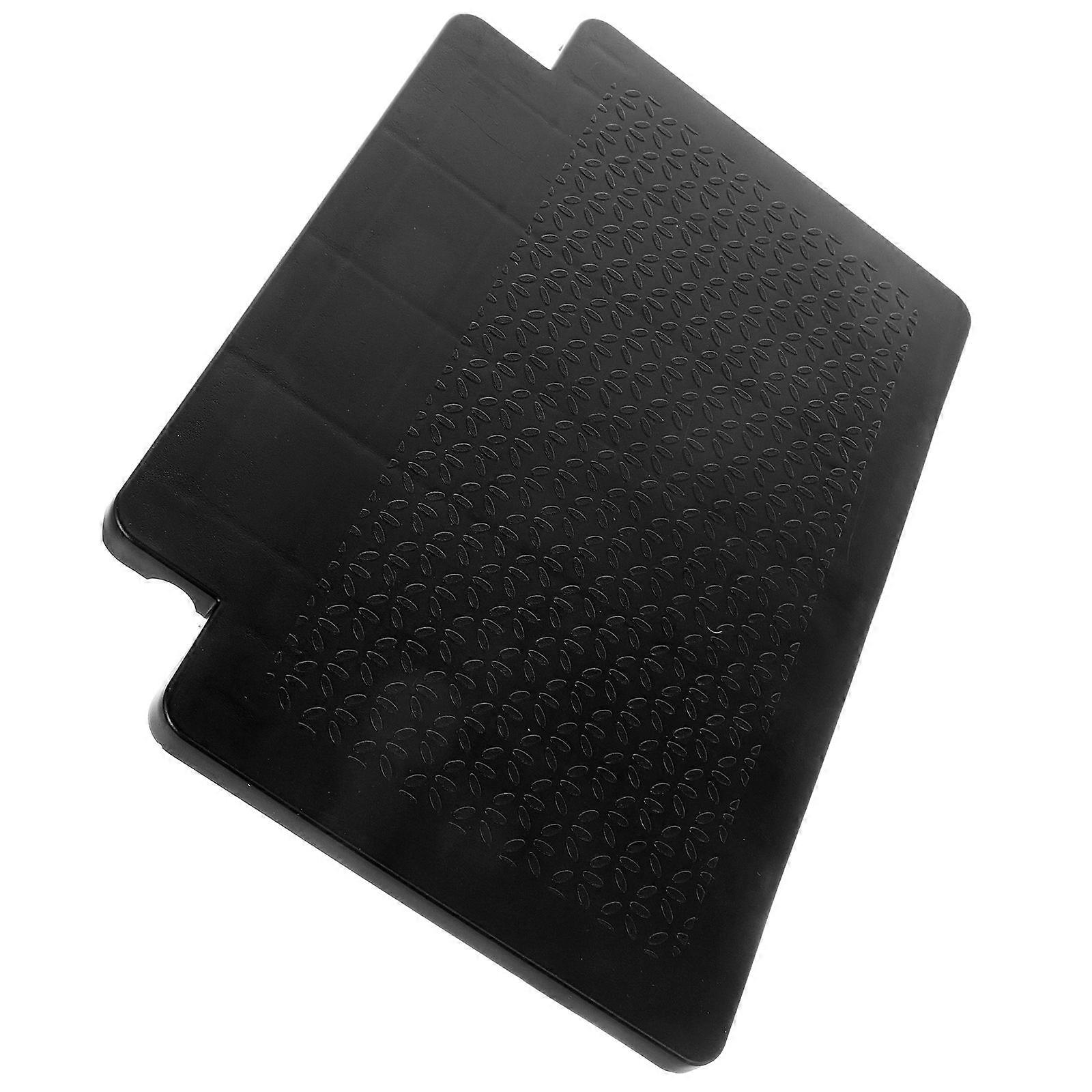 Black Plastic Shopping Cart Base Plate for Home Use Sturdy and Lightweight with Large Capacity