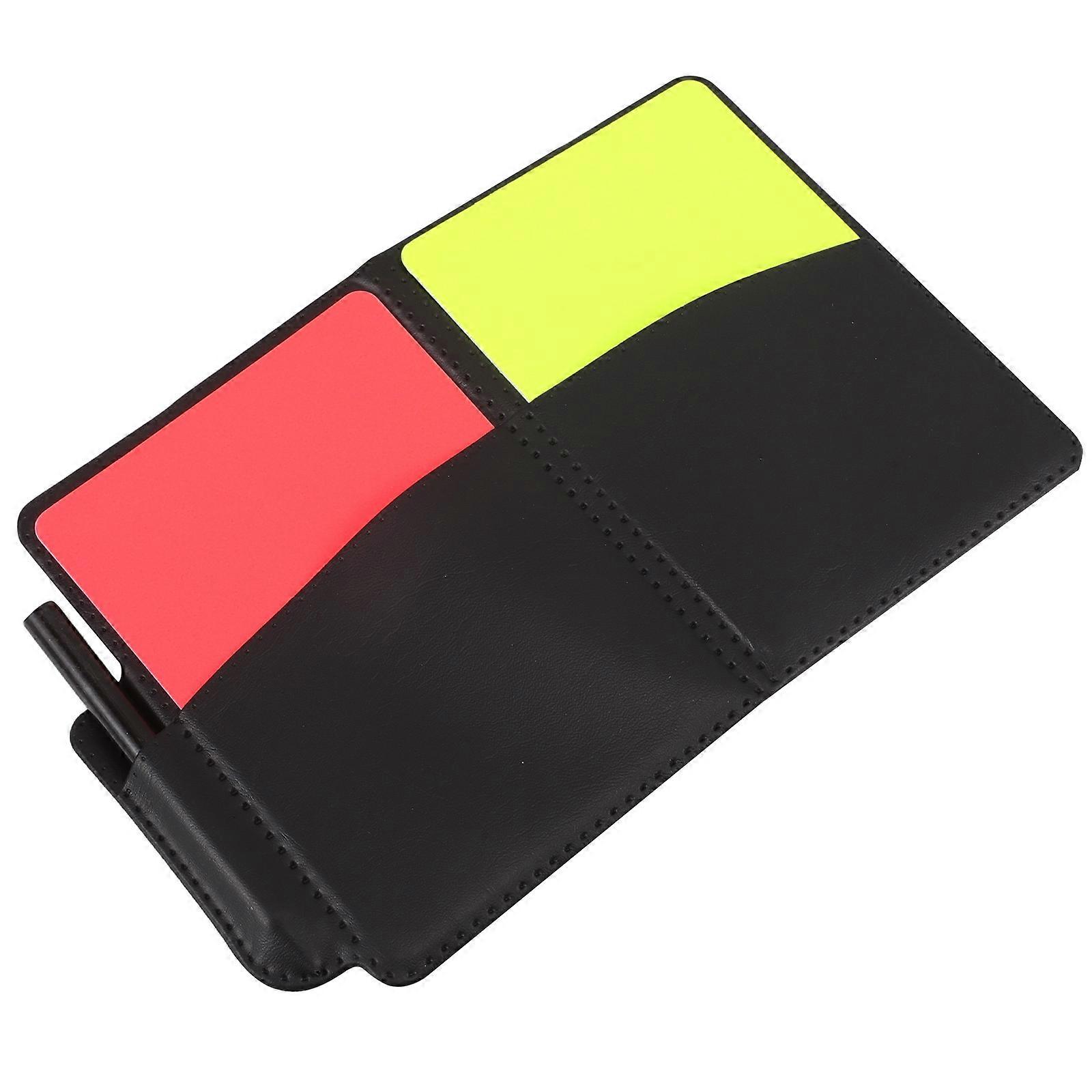 Professional Soccer Referee Cards Set for Game Use with Red Yellow Cards 1Set
