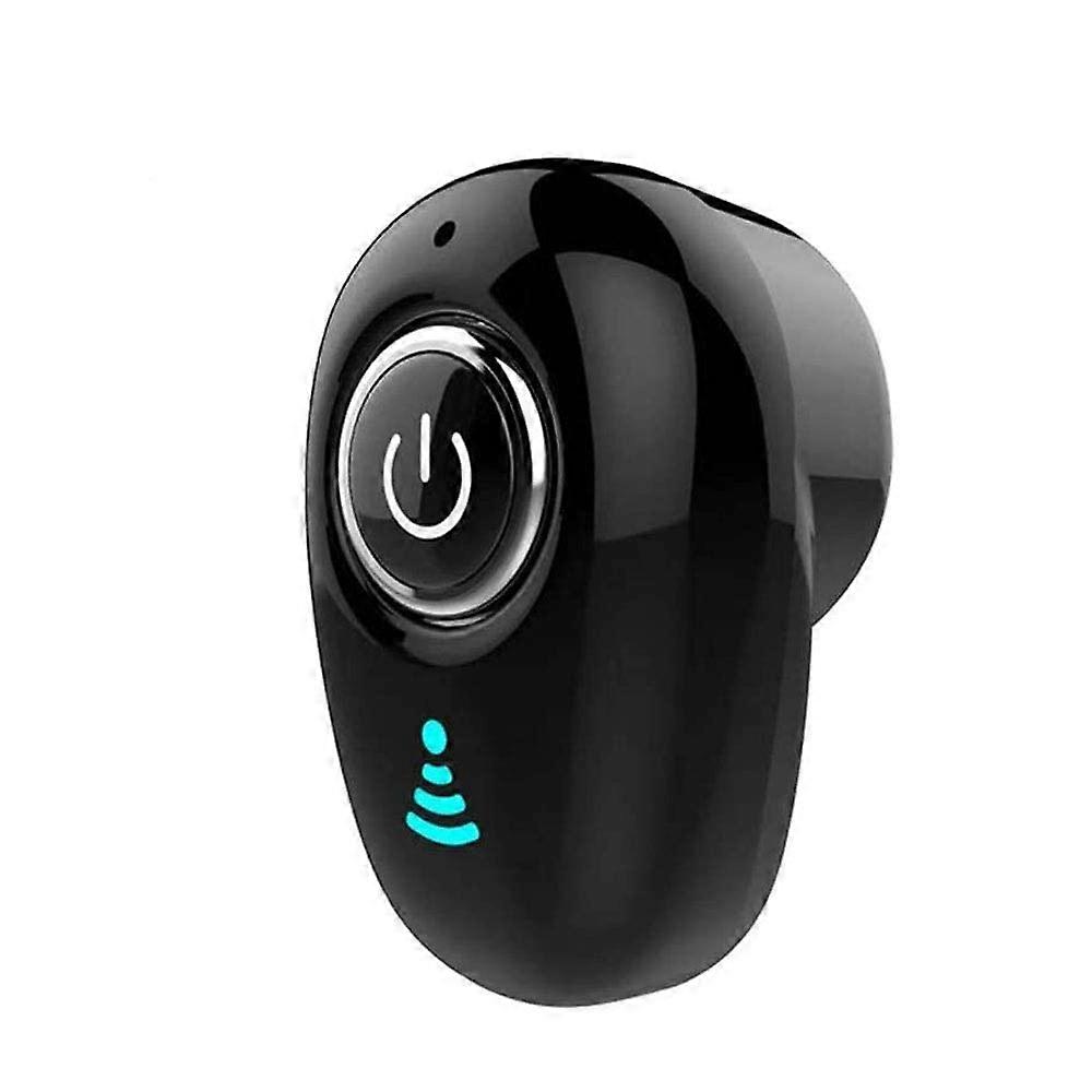 Bluetooth Headset, Wireless Noise Cancelling Earpiece with Microphone, Hands-Free for Driving and Office, White and Black